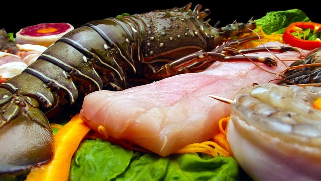 Frutti di mare e astice
